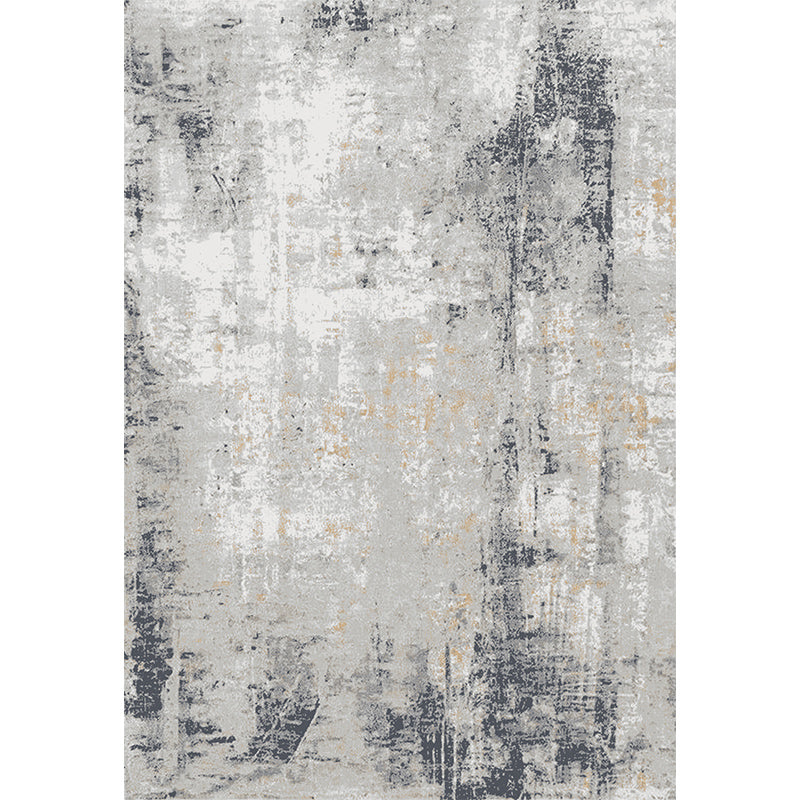 Vintage Industrial Area Rug Multicolor Abstract Rusty Rug Washable Non-Slip Backing Stain Resistant Rug for Living Room Grey Clearhalo 'Area Rug' 'Rug' 2262907