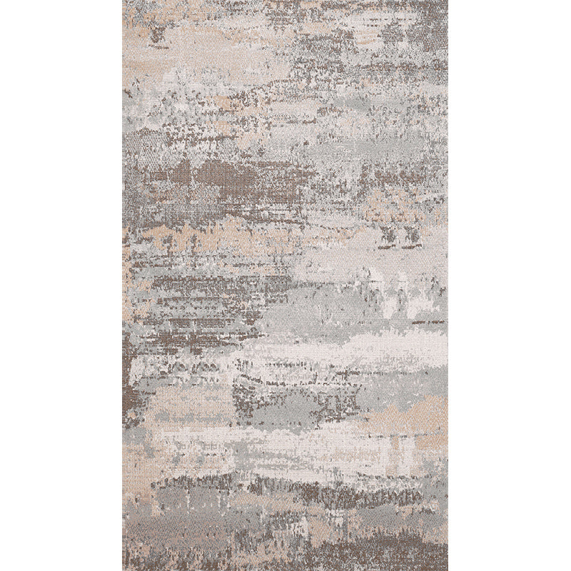 Vintage Industrial Area Rug Multicolor Abstract Rusty Rug Washable Non-Slip Backing Stain Resistant Rug for Living Room Dark Camel Clearhalo 'Area Rug' 'Rug' 2262915