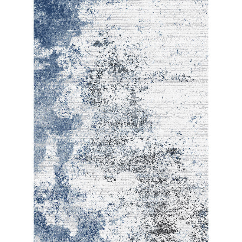 Vintage Industrial Area Rug Multicolor Abstract Rusty Rug Washable Non-Slip Backing Stain Resistant Rug for Living Room Gray Blue Clearhalo 'Area Rug' 'Rug' 2262921