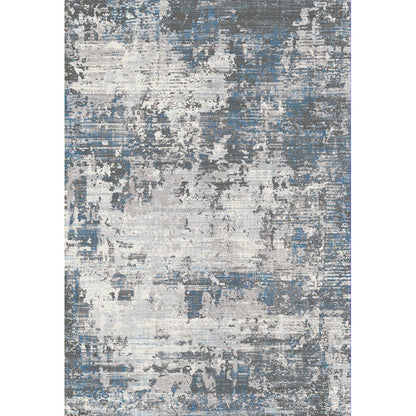 Industrial Rust Pattern Rug Multicolor Synthetics Rug Stain Resistant Anti-Slip Washable Rug for Living Room