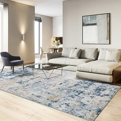 Reclaimed Abstract Rug Multi Color Industrial Carpet Polyester Washable Anti-Slip Backing Stain Resistant Rug for Living Room - Clearhalo - 'Area Rug' - 'Rug' - 2262969