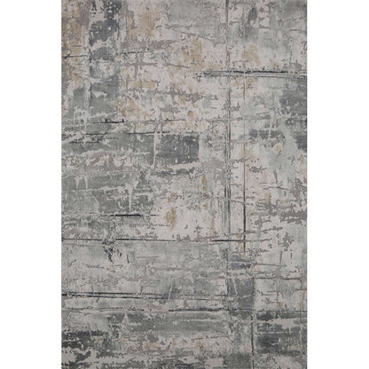 Reclaimed Abstract Rug Multi Color Industrial Carpet Polyester Washable Anti-Slip Backing Stain Resistant Rug for Living Room - Gray-Khaki - Clearhalo - 'Area Rug' - 'Rug' - 2262977