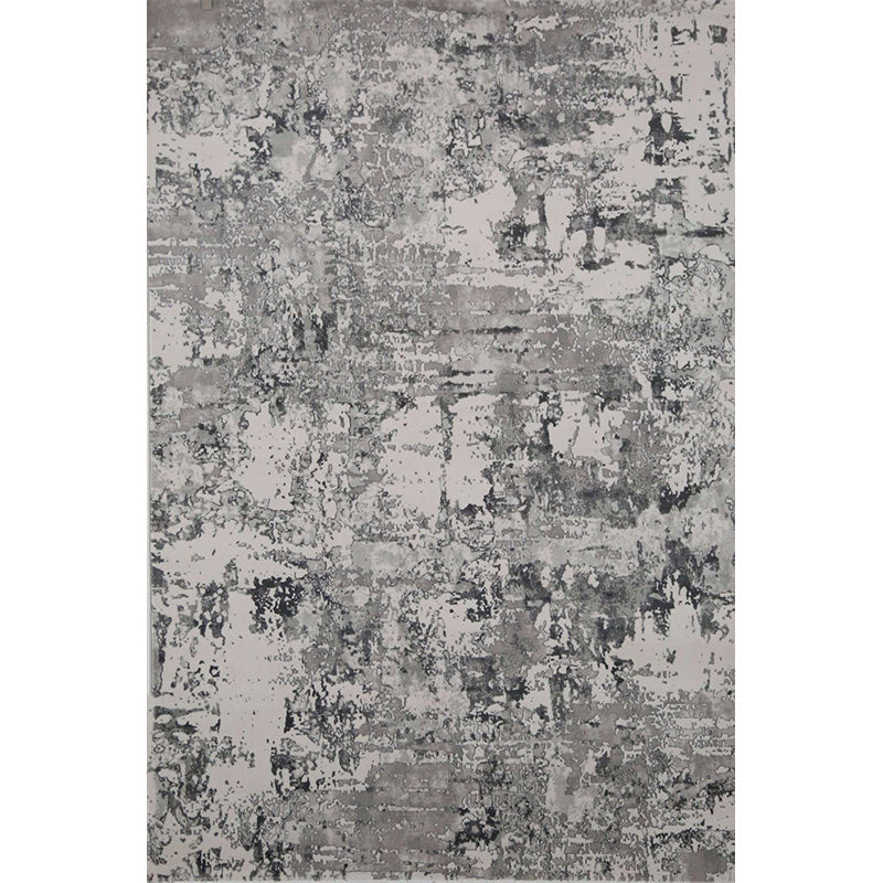 Reclaimed Abstract Rug Multi Color Industrial Carpet Polyester Washable Anti-Slip Backing Stain Resistant Rug for Living Room - Light Coffee - Clearhalo - 'Area Rug' - 'Rug' - 2262978