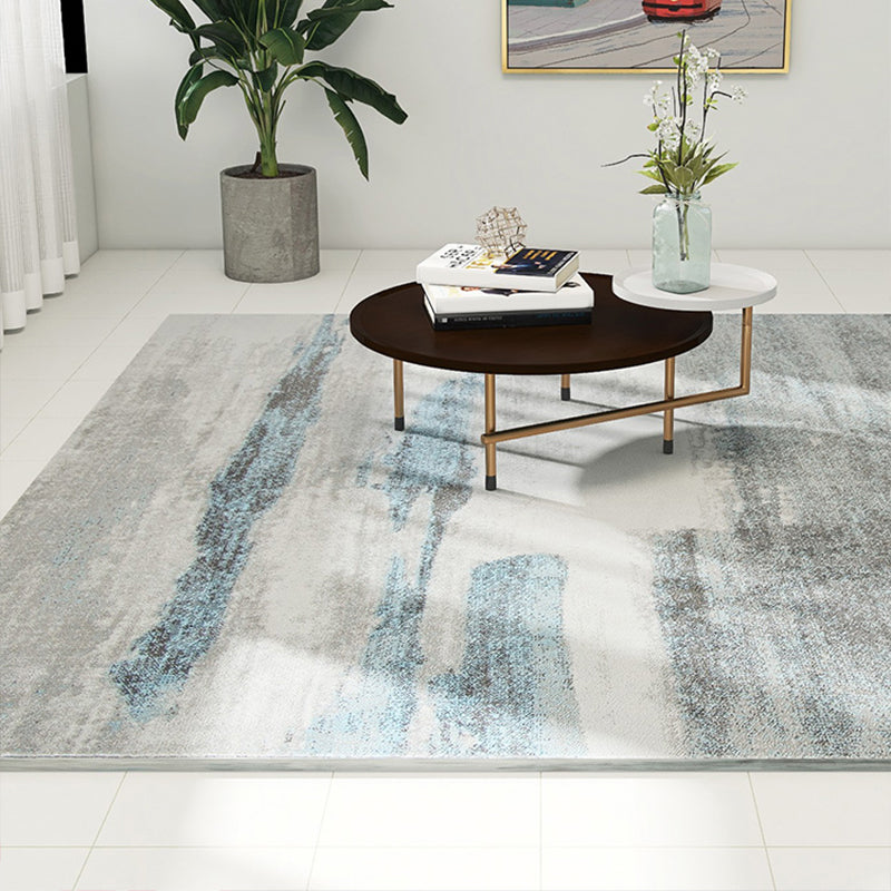 Aesthetics Abstract Rug Multi Color Industrial Area Carpet Synthetics Non-Slip Backing Washable Pet Friendly Rug for Home - Clearhalo - 'Area Rug' - 'Rug' - 2263003