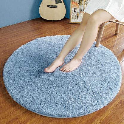 Western Home Decoration Rug Multi-Color Solid Color Carpet Lamb Wool Non-Slip Pet Friendly Indoor Rug Clearhalo 'Area Rug' 'Rug' 2287980