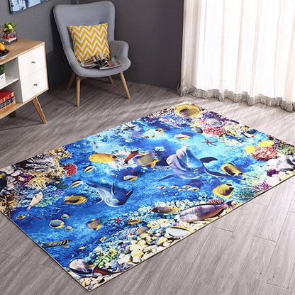 Modern Home Decoration Rug Multicolor Geography Area Rug Polyster Easy Care Washable Indoor Rug - Clearhalo - 'Area Rug' - 'Rug' - 2296266