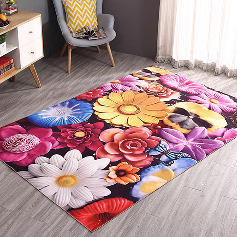 Modern Home Decoration Rug Multicolor Geography Area Rug Polyster Easy Care Washable Indoor Rug - Clearhalo - 'Area Rug' - 'Rug' - 2296268
