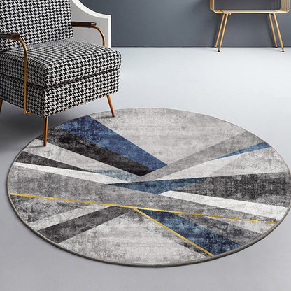 Formal Color Block Rug Multi Colored Polyster Area Rug Non-Slip Pet Friendly Washable Indoor Rug for Parlor Clearhalo 'Area Rug' 'Modern' 'Rugs' Rug' 2300304