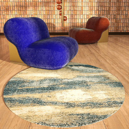 Formal Color Block Rug Multi Colored Polyster Area Rug Non-Slip Pet Friendly Washable Indoor Rug for Parlor Beige Clearhalo 'Area Rug' 'Modern' 'Rugs' Rug' 2300310
