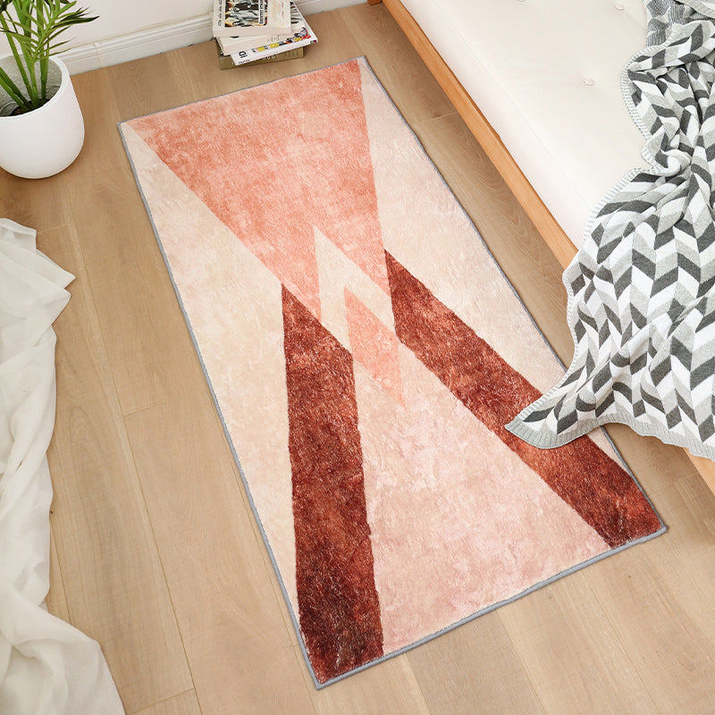 Western Home Decor Rug Multi Color Abstract Printed Indoor Rug Synthetics Non-Slip Backing Pet Friendly Area Carpet Nude Pink Clearhalo 'Area Rug' 'Rug' 2300989