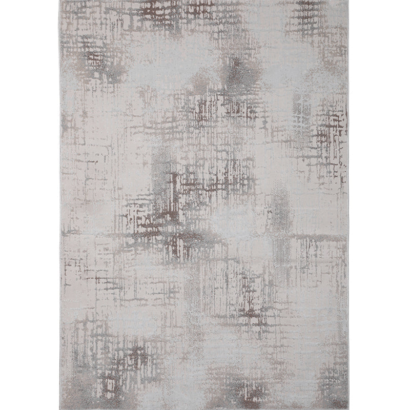 Multi-Color Abstract Print Rug Cotton Blend Minimalist Area Carpet Non-Slip Backing Pet Friendly Area Rug for Parlor - Clearhalo - 'Area Rug' - 'Rug' - 2309603