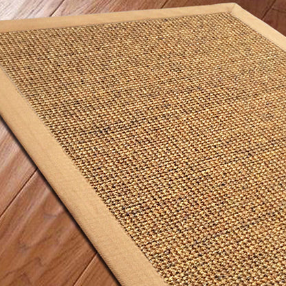 Farmhouse Solid Color Rug Multi Color Sisal Area Rug Non-Slip Backing Pet Friendly Easy Care Area Carpet for Bedroom