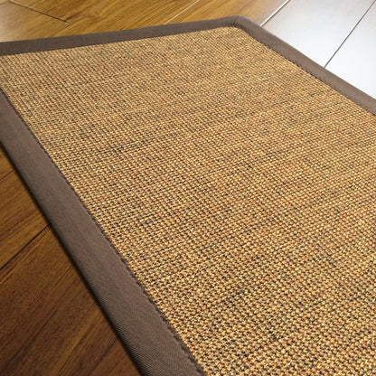 Farmhouse Solid Color Rug Multi Color Sisal Area Rug Non-Slip Backing Pet Friendly Easy Care Area Carpet for Bedroom