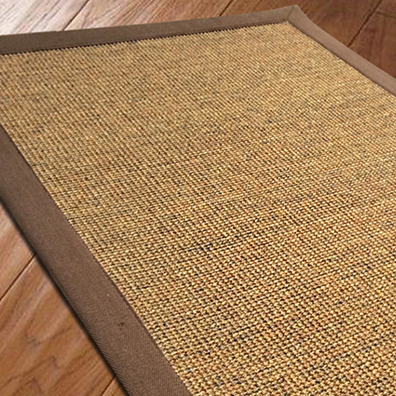 Farmhouse Solid Color Rug Multi Color Sisal Area Rug Non-Slip Backing Pet Friendly Easy Care Area Carpet for Bedroom