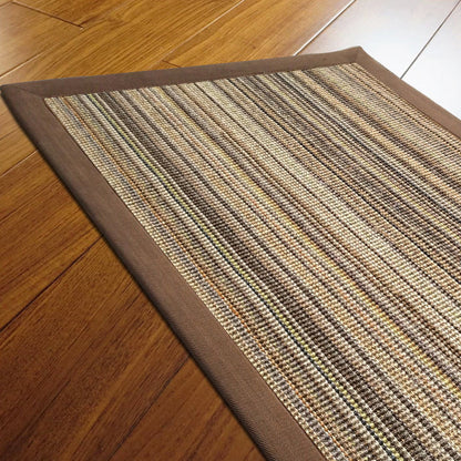 Multi Color Rustic Rug Sisal Solid Color Indoor Rug Anti-Slip Backing Stain-Resistant Machine Washable Carpet for Home - Clearhalo - 'Area Rug' - 'Rug' - 2317887