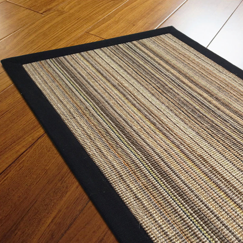 Multi Color Rustic Rug Sisal Solid Color Indoor Rug Anti-Slip Backing Stain-Resistant Machine Washable Carpet for Home - Clearhalo - 'Area Rug' - 'Rug' - 2317889