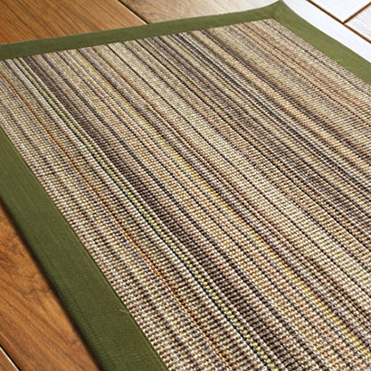 Multi Color Rustic Rug Sisal Solid Color Indoor Rug Anti-Slip Backing Stain-Resistant Machine Washable Carpet for Home - Gray-Green - Clearhalo - 'Area Rug' - 'Rug' - 2317894