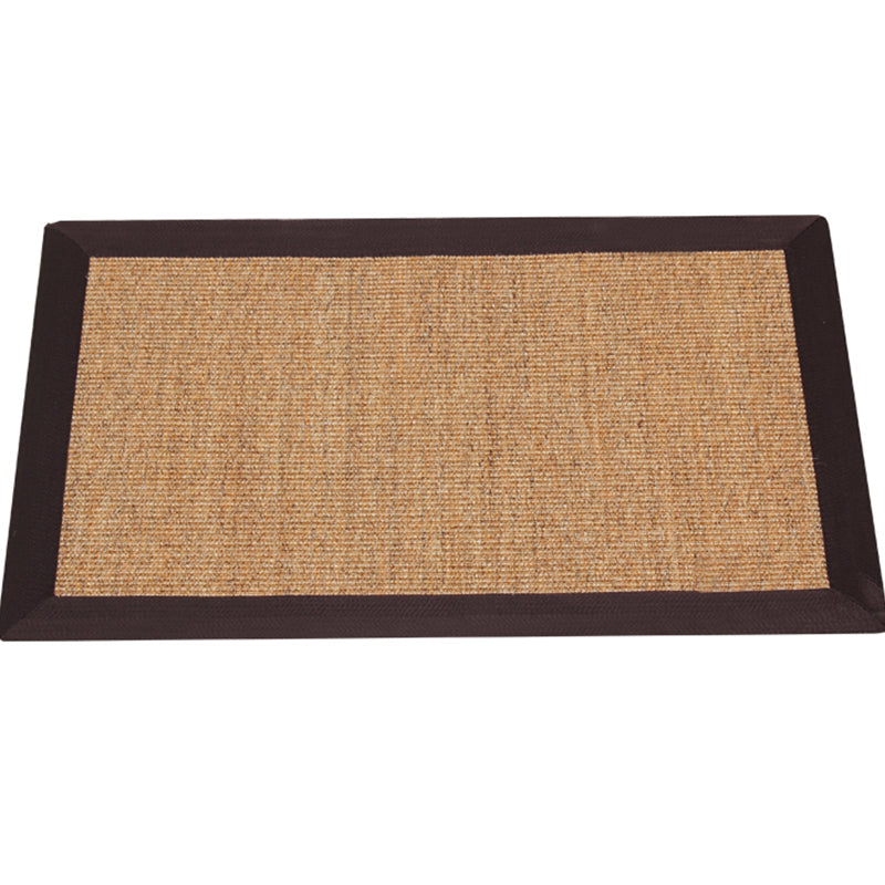 Minimalist Living Room Rug Multi Color Solid Color Indoor Rug Sisal Non-Slip Backing Machine Washable Area Carpet - Clearhalo - 'Area Rug' - 'Rug' - 2317905