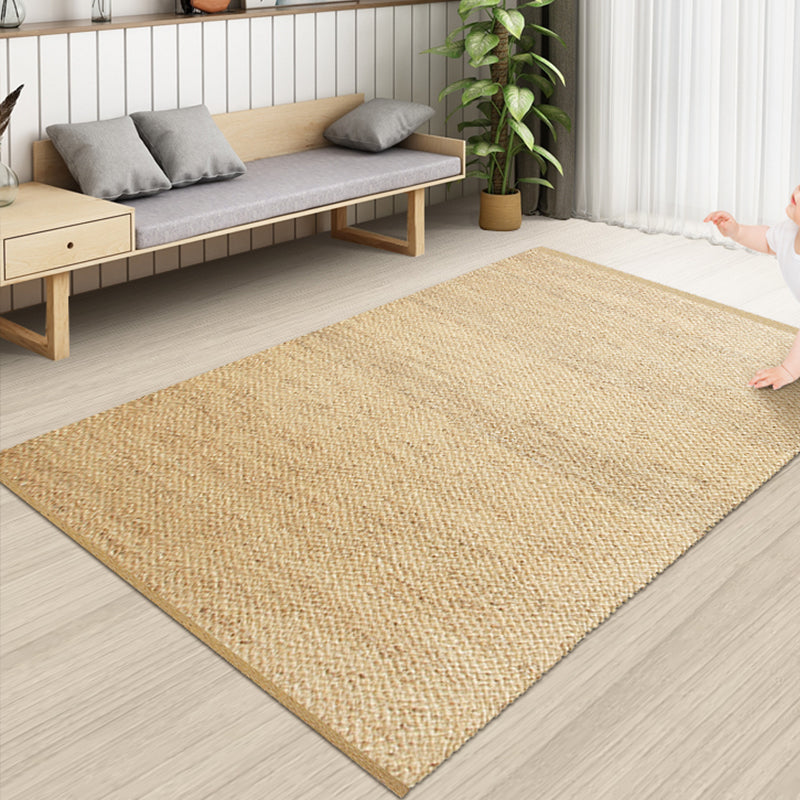Simple Bedroom Rug Multi Colored Solid Color Indoor Rug Sisal Anti-Slip Backing Pet Friendly Easy Care Area Carpet Clearhalo 'Area Rug' 'Rug' 2317989