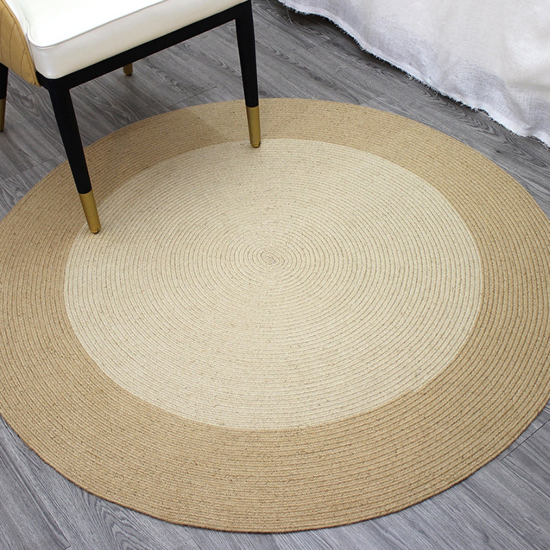 Comfort Solid Color Rug Multi-Color Sisal Indoor Rug Anti-Slip Stain-Resistant Pet Friendly Area Carpet for Bedroom