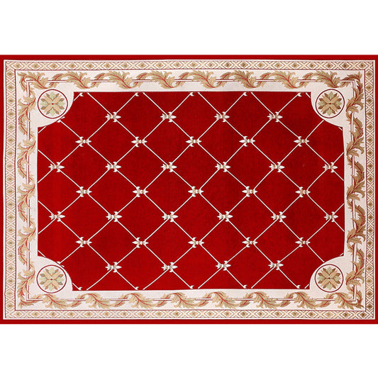 Retro Geometric Patterned Rug Multi Colored Polyster Indoor Rug Non-Slip Pet Friendly Easy Care Area Carpet for Home Clearhalo 'Area Rug' 'Rugs' 'Vintage' Rug' 2325752