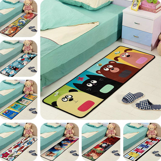 Minimalist Cartoon Printed Rug Multi Colored Polyster Indoor Rug Non-Slip Backing Pet Friendly Area Carpet for Kids Room - Clearhalo - 'Area Rug' - 'Rug' - 2335125