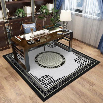 Multi-Color Patterned Rug Polypropylene Asia Indoor Rug Non-Slip Backing Stain-Resistant Area Carpet for Living Room - Clearhalo - 'Area Rug' - 'Rug' - 2393377