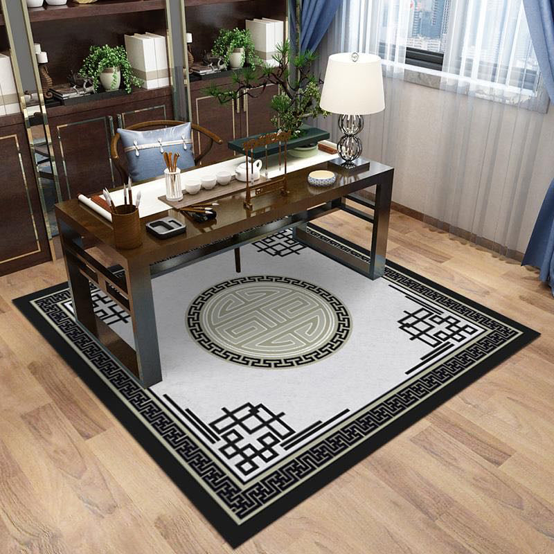 Multi-Color Patterned Rug Polypropylene Asia Indoor Rug Non-Slip Backing Stain-Resistant Area Carpet for Living Room - Clearhalo - 'Area Rug' - 'Rug' - 2393377