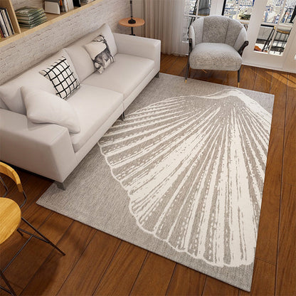 Relaxing Living Room Rug Multi Color Geometric Pattern Area Carpet Polypropylene Non-Slip Backing Washable Area Rug Khaki Clearhalo 'Area Rug' 'Modern' 'Rugs' Rug' 2463758