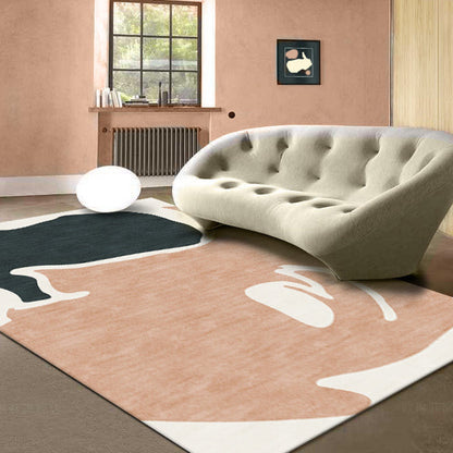 Scandinavian Color Block Rug Multi Colored Polypropylene Area Carpet Non-Slip Backing Pet Friendly Indoor Rug for Decor Clearhalo 'Area Rug' 'Rug' 2464054