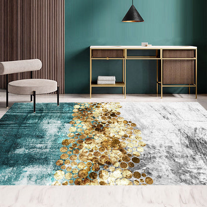 Multi Color Simple Rug Polypropylene Color Block Area Carpet Anti-Slip Backing Stain-Resistant Indoor Rug for Room - Clearhalo - 'Area Rug' - 'Rug' - 2464064