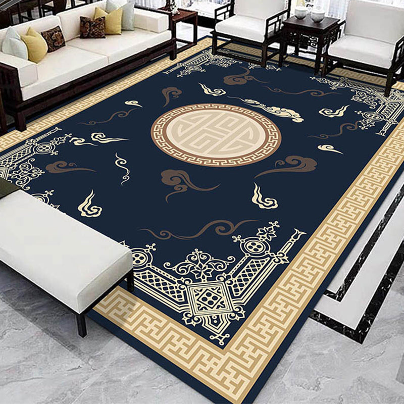 Vintage Printed Rug Multi-Color Polyster Area Carpet Anti-Slip Backing Pet Friendly Easy Care Indoor Rug for Living Room Clearhalo 'Area Rug' 'Rug' 2480333