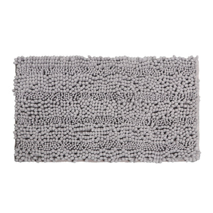 Chenille Soft Non-slip Water Absorbent and Quick Dry Plush Bath Mat Water Absorbent Shower Mat