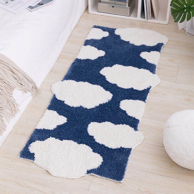 Feblilac White Cloud Blue Sky Bedroom Runner Mom‘s Day Gift - Feblilac® Mat