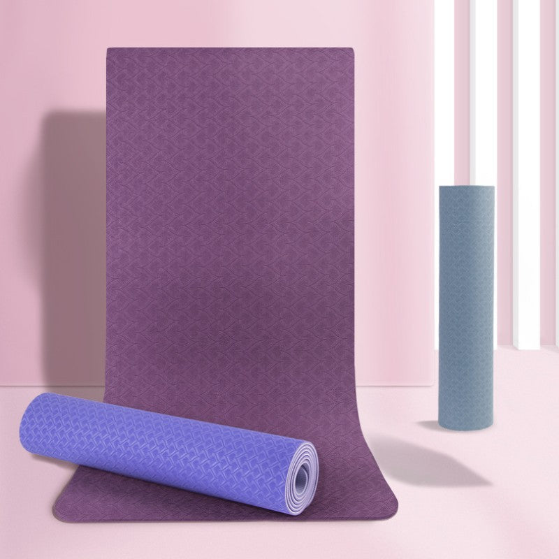 Feblilac Solid Color TPE Yoga Mat