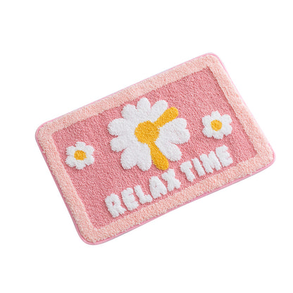 Feblilac Relax Time Daisy Bath Mat - Feblilac® Mat