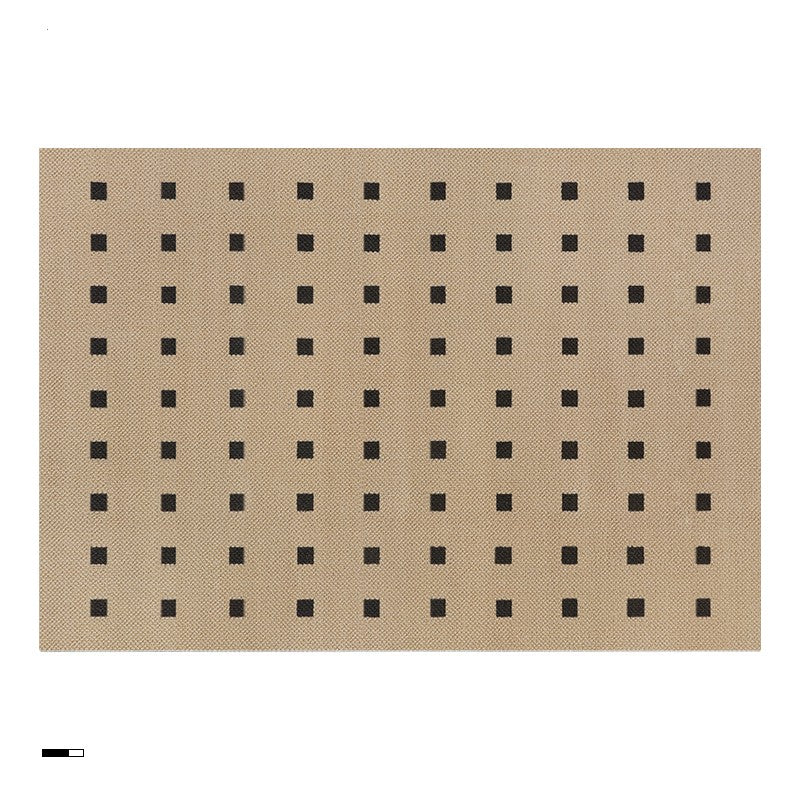 Feblilac Rectangular Geometric Pattern Living Room Wool Carpet