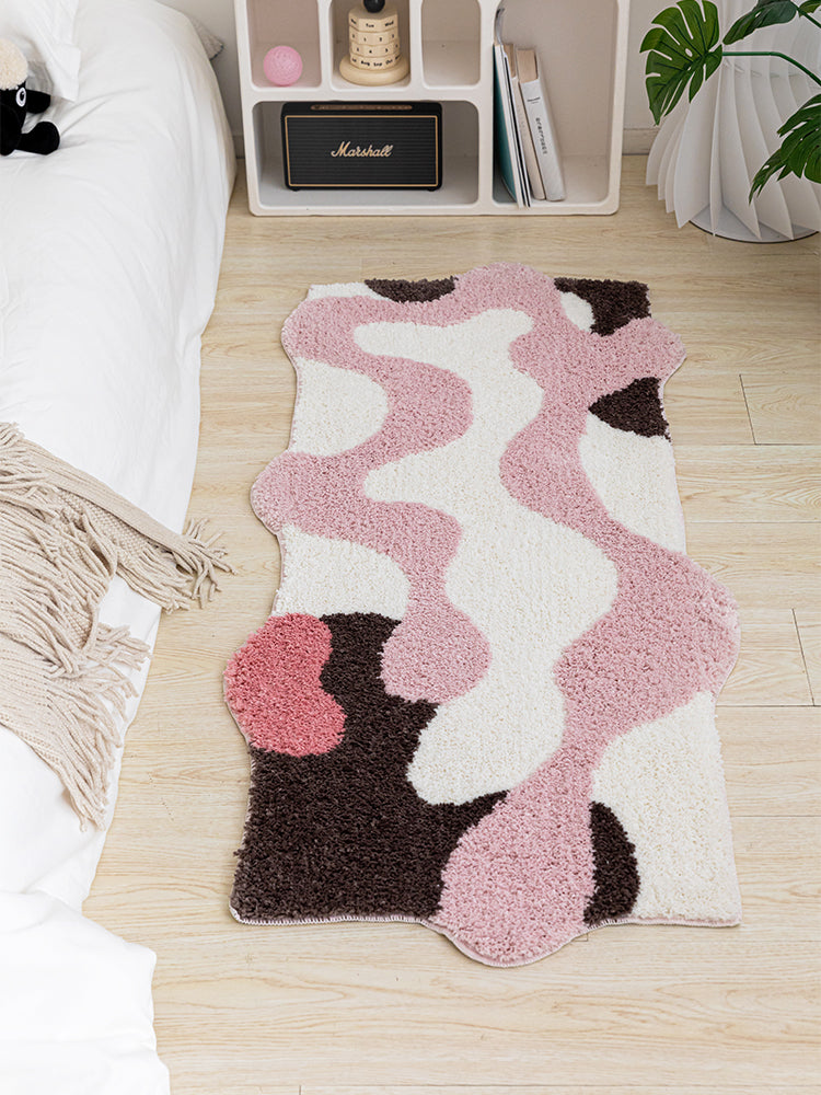 Feblilac Abstract Rose Tea Bedroom Runner - Feblilac® Mat