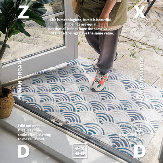 Blue Wave Door Mat - Feblilac® Mat