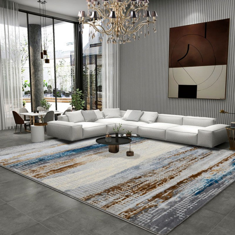 Feblilac Art Mountains and Rivers Living Room Carpet