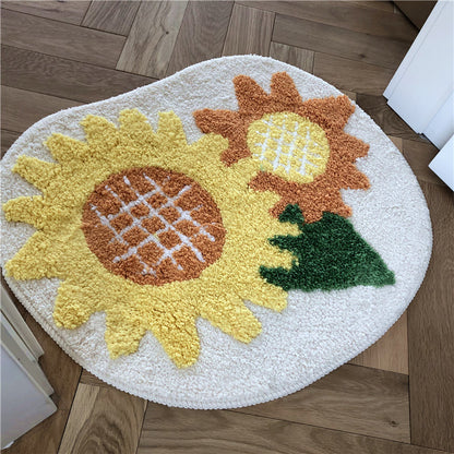 Feblilac Sun and Sunflower Bath Mat - Feblilac® Mat