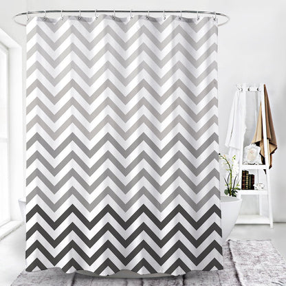 Wavy Line Shower Curtain