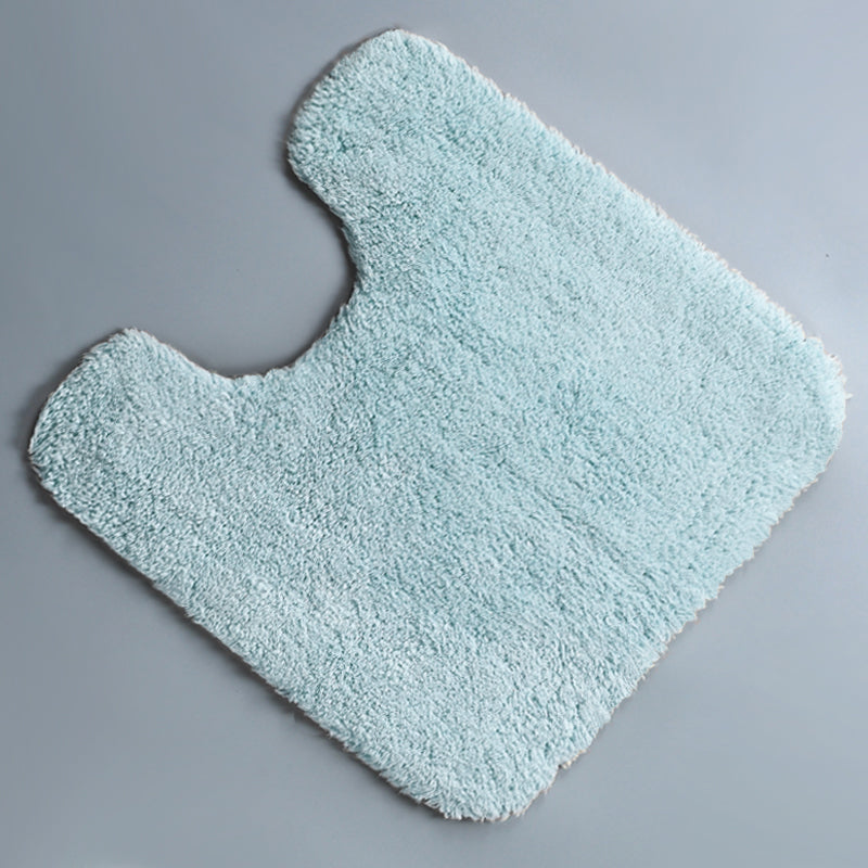 Feblilac Simple Solid Tufted Bathroom Mat Toilet U-Shaped Floor Mat - view 6