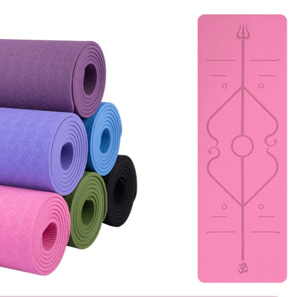 Feblilac Solid Color TPE Yoga Mat