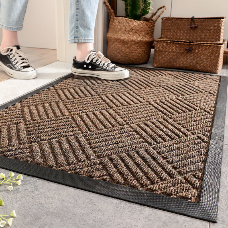 Feblilac Solid Color Entrance Door Mat