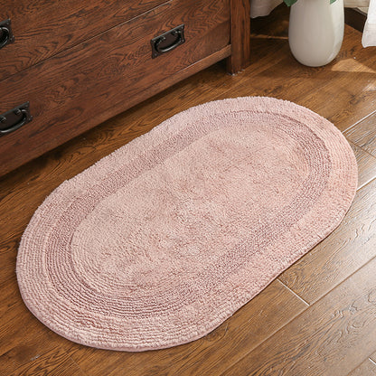 Feblilac Solid Double Sided Tufted Bath Mat