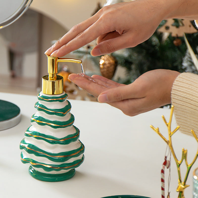 Feblilac Christmas Tree Soap Dispenser 430ml - Feblilac® Mat