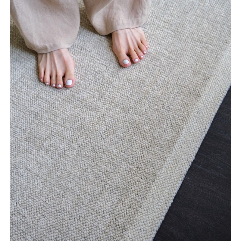 Feblilac Simple Solid Color Wool Cashmere Living Room Mat Carpet - view 4