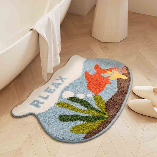 Feblilac Cute Coral Fish Tank Bath Mat - Feblilac® Mat