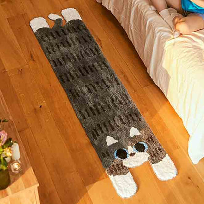 Cute Cat Long Runner Mat for Bedroom 18"x78" or 47x200 cm - Feblilac® Mat